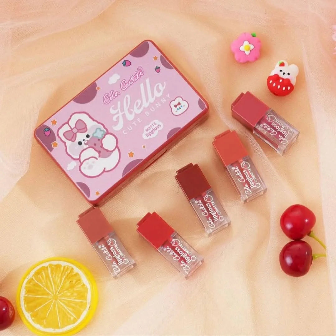 Color Castle Long Lasting Lip Gloss - 5Pcs