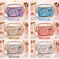 3 in 1 Cosmetic Travel Pouch – Each