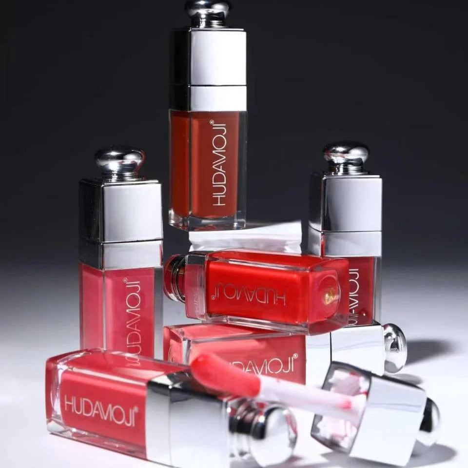 Hudamoji Shiny Bear Keychain Lip Gloss