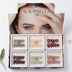 Cat’s Eye Magnetic Press-On Artificial Nails