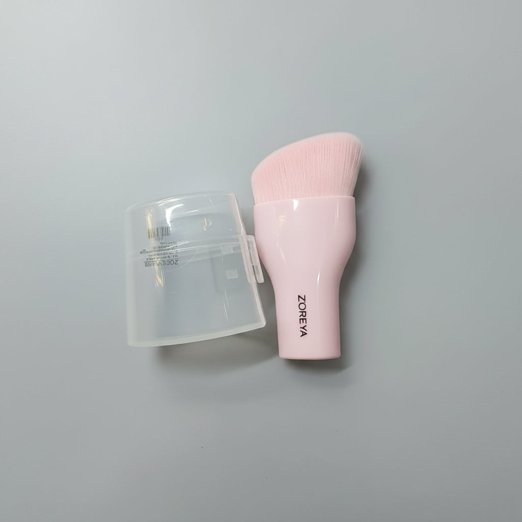 Zoreya portable angled makeup brush