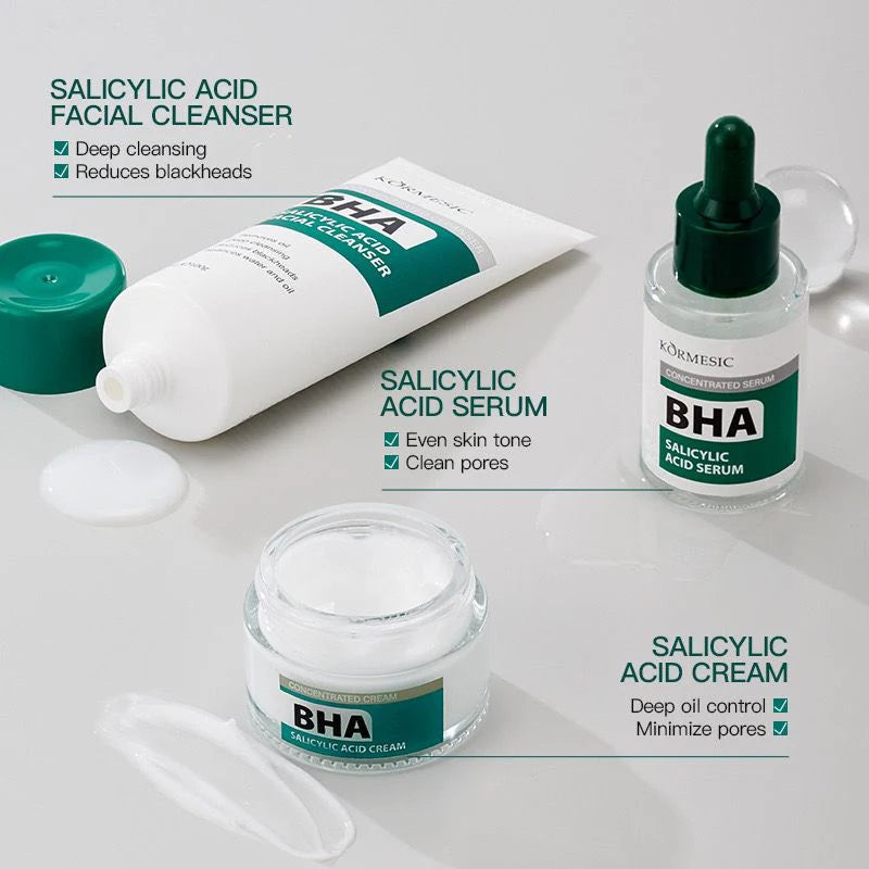 KORMESIC BHA Salicylic Acid Cream with Ceramide & Hydrolysed Collagen - 30g