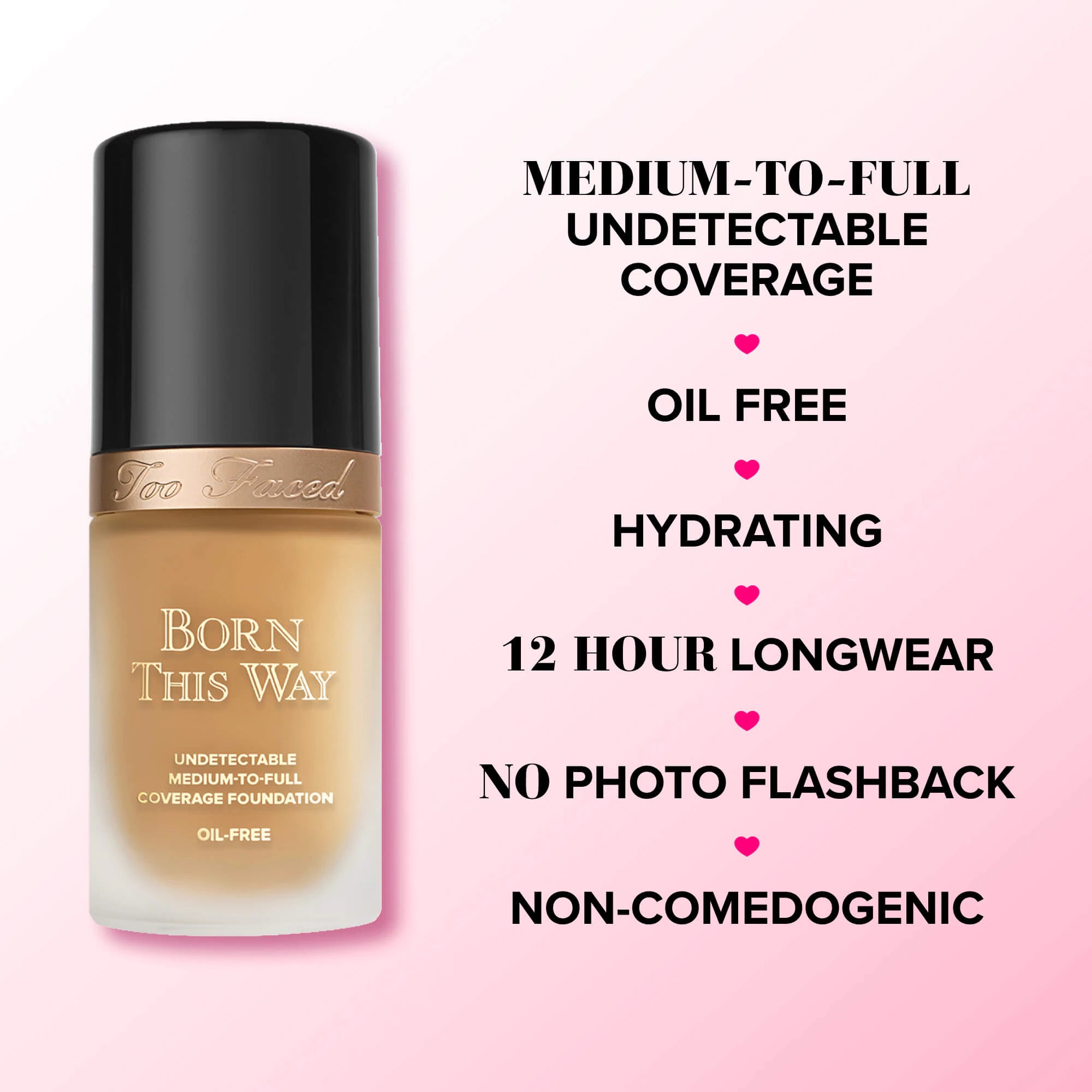 Too Faced Born This Way Undetectable Medium-To-Full Coverage Foundation - 30ml