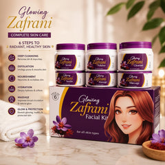 Glowing Zafarani Facial Kit - 6 Pack