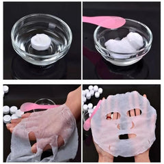 Bioaqua Compressed Facial Toffee Face Sheet Mask - 50 Pcs