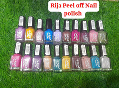 Rija Peel Off Nail Polish Available in Different Color 1 Pcs