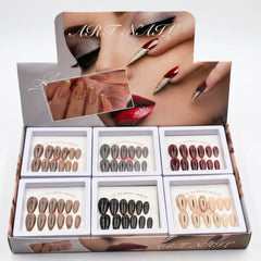 Cat's Eye Press-On Gel Nails