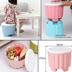 Portable Drum Storage Stool and Sitting Chair