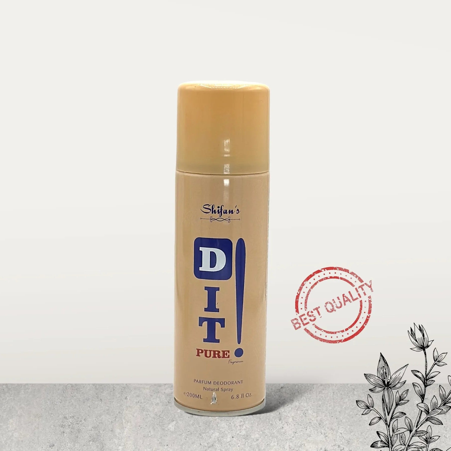 Shifan's DIT Pure Parfume Deodorant Natural Spray - 200ml