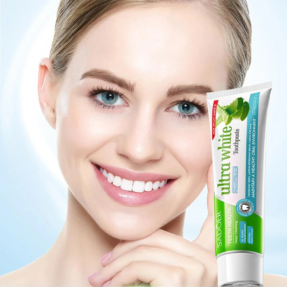 Sadoer Ultra White & Bright Aloevera Toothpaste - 100g