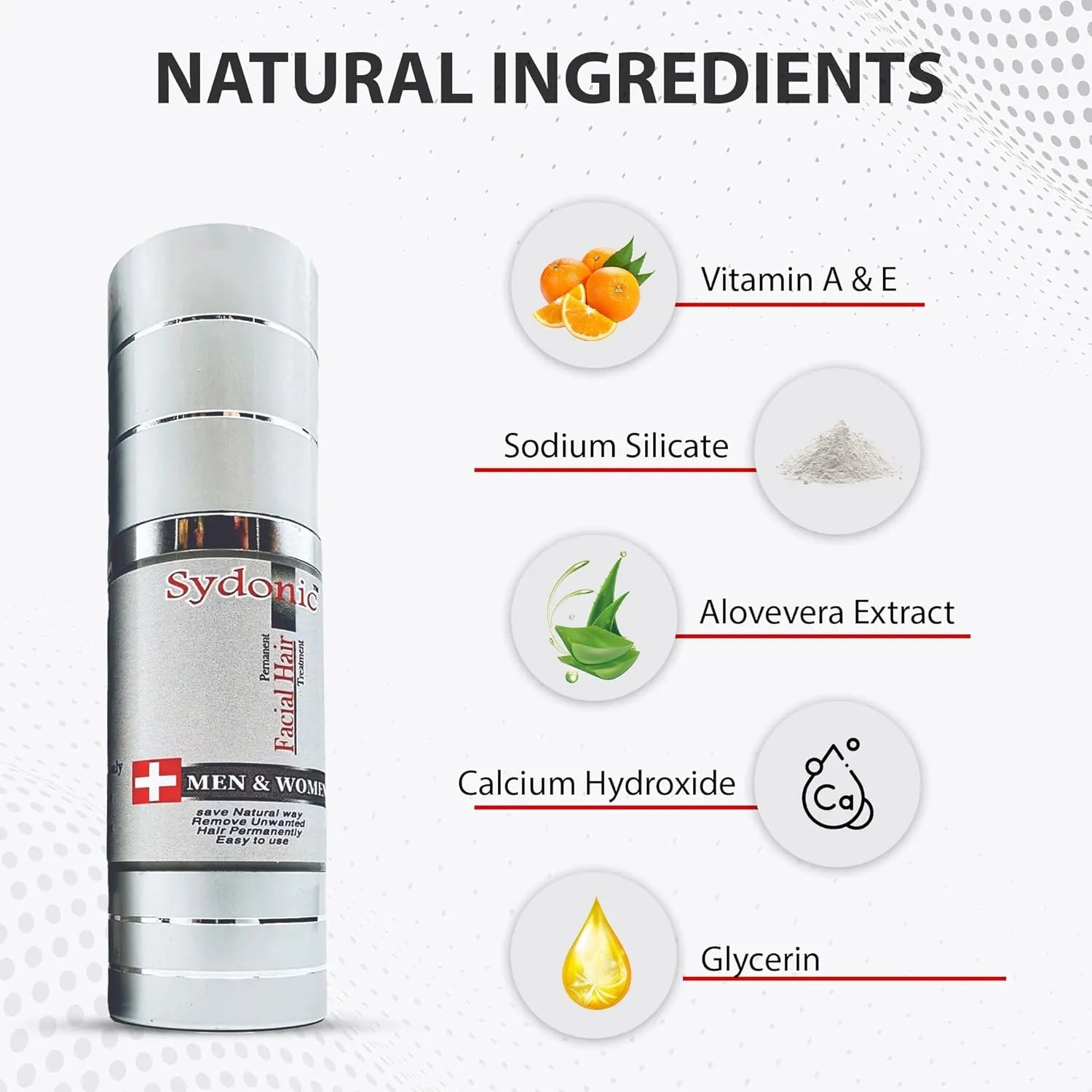 Sydonic Permanent Facial Hair Treatment -70g