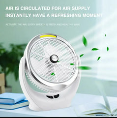Dekstop Fan with Cob Light /Desk Fan