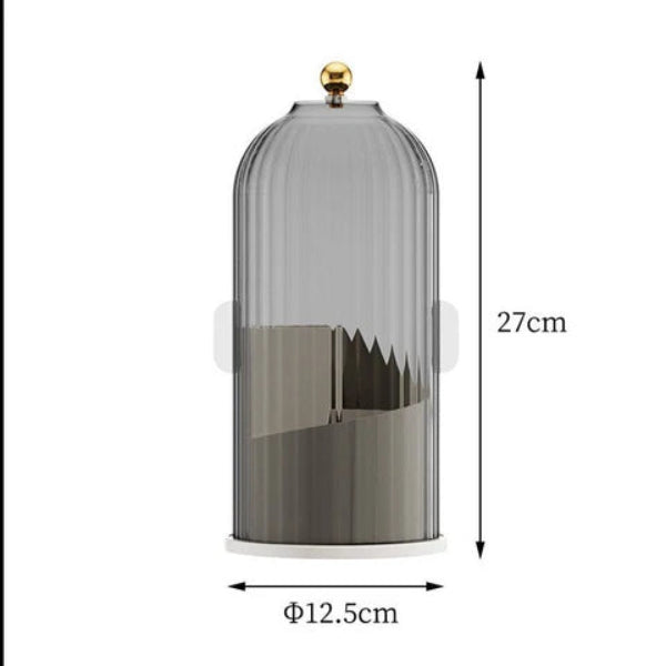 360° Rotating Dustproof Cosmetic Organizer