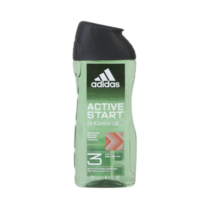 Adidas Active Start Revitalising 3-in-1 Shower Gel - 250ml