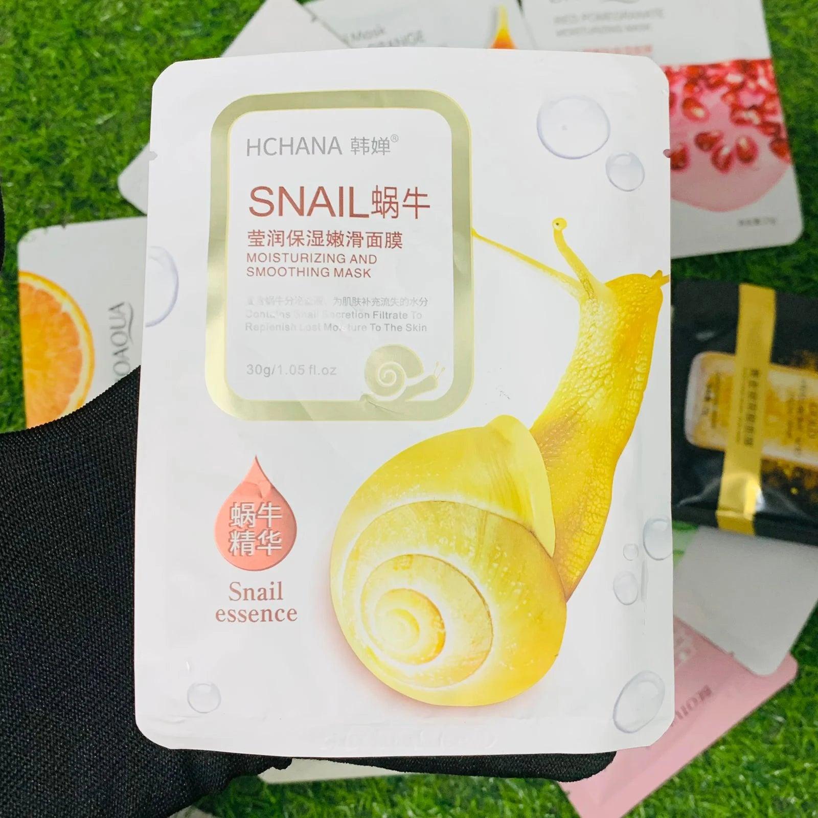 Moisturizing Face Sheet Masks - 10pcs
