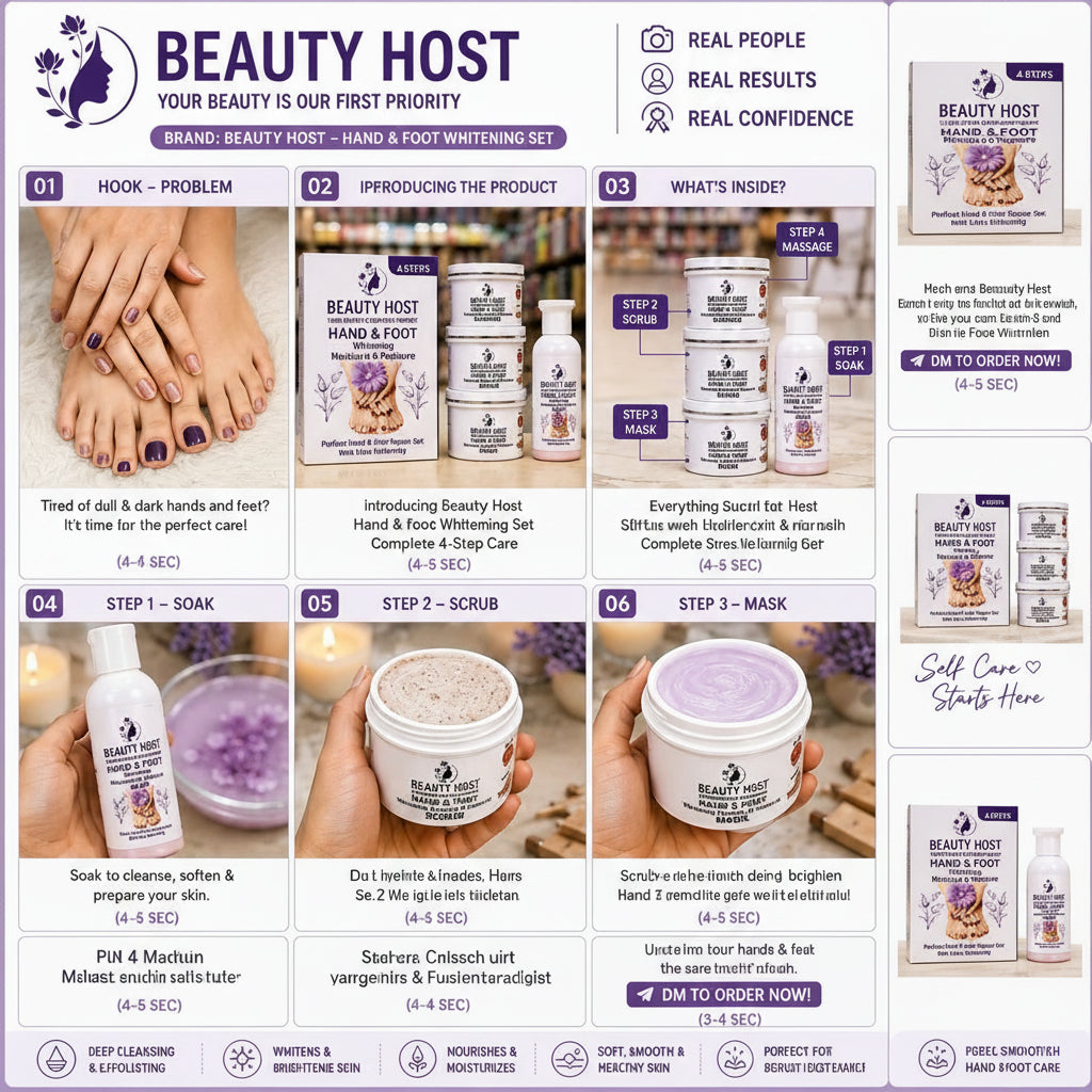 BEAUTY HOST Manicure Pedicure Facial Kit