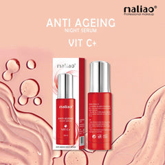 Maliao Skin Renewal And Brightening Anti Ageing Vit C+ Night Serum - 30ml