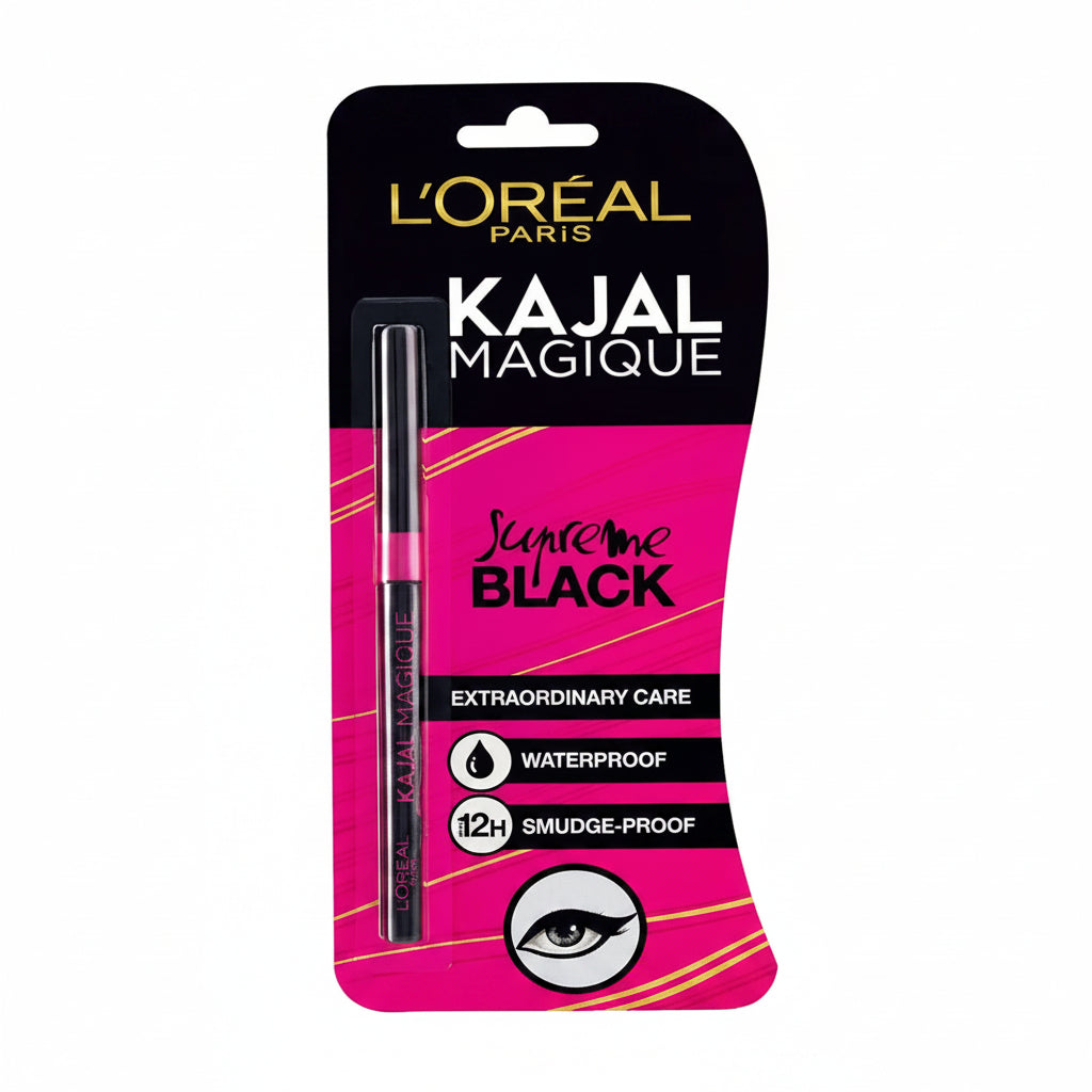 L’Oréal Paris Kajal Magique – Supreme Black (Smudge Proof)