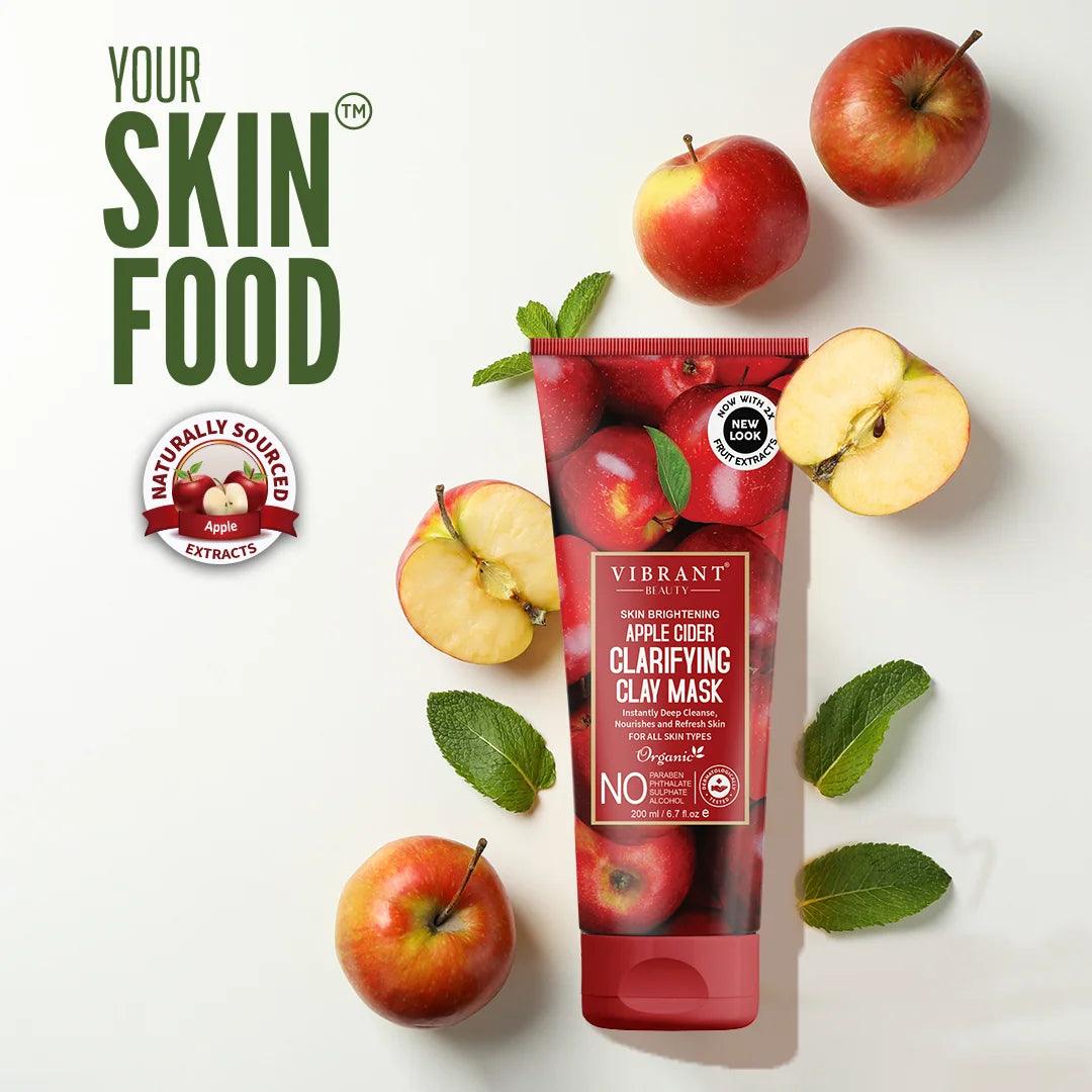 Vibrant Beauty Apple Clarifying Mud Face Mask - 200ml