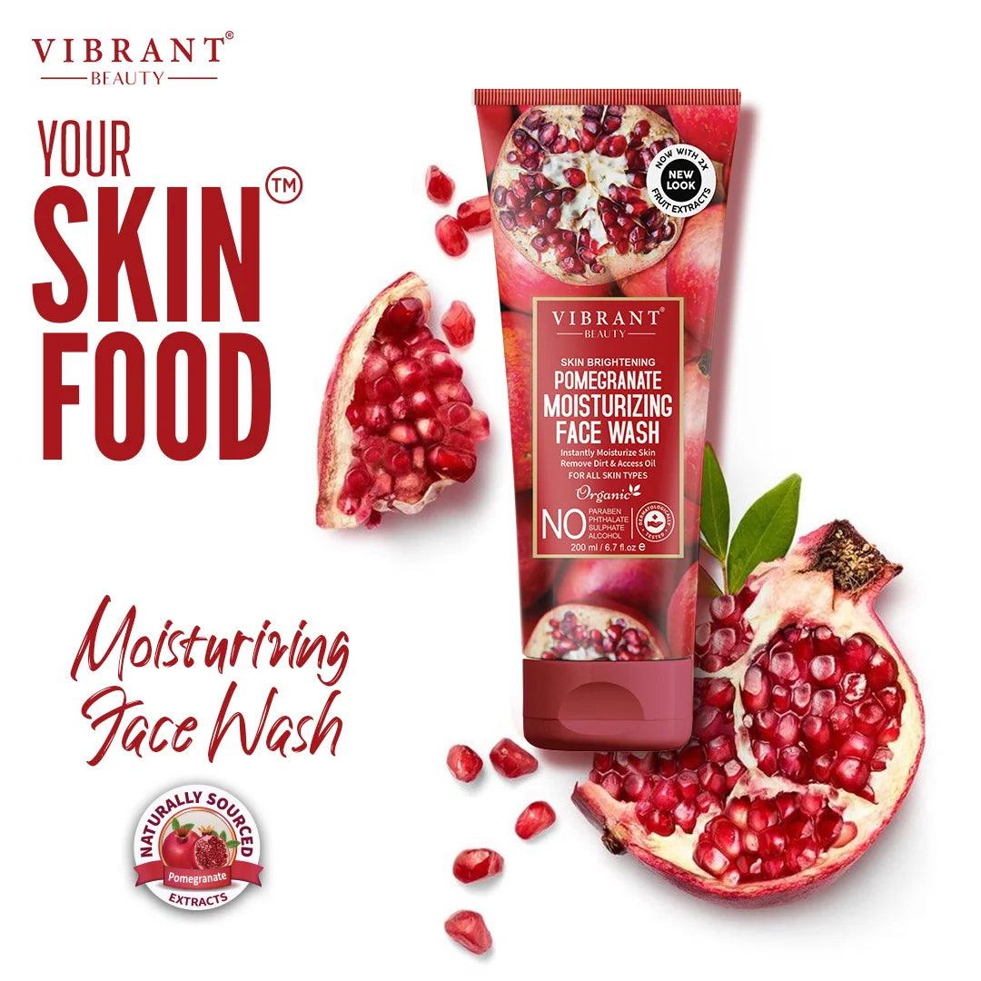 Vibrant Beauty Pomegranate Moisturizing Face Wash - 100ml