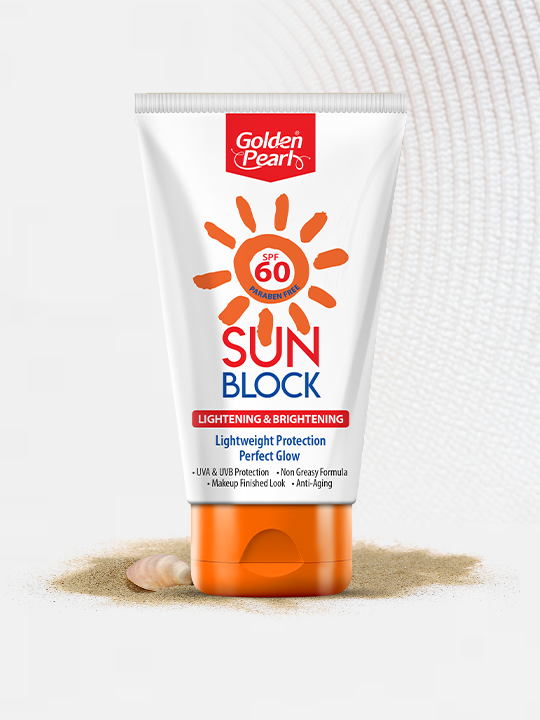 Golden Pearl Sun Block Lightening & Brightening (SPF 60)