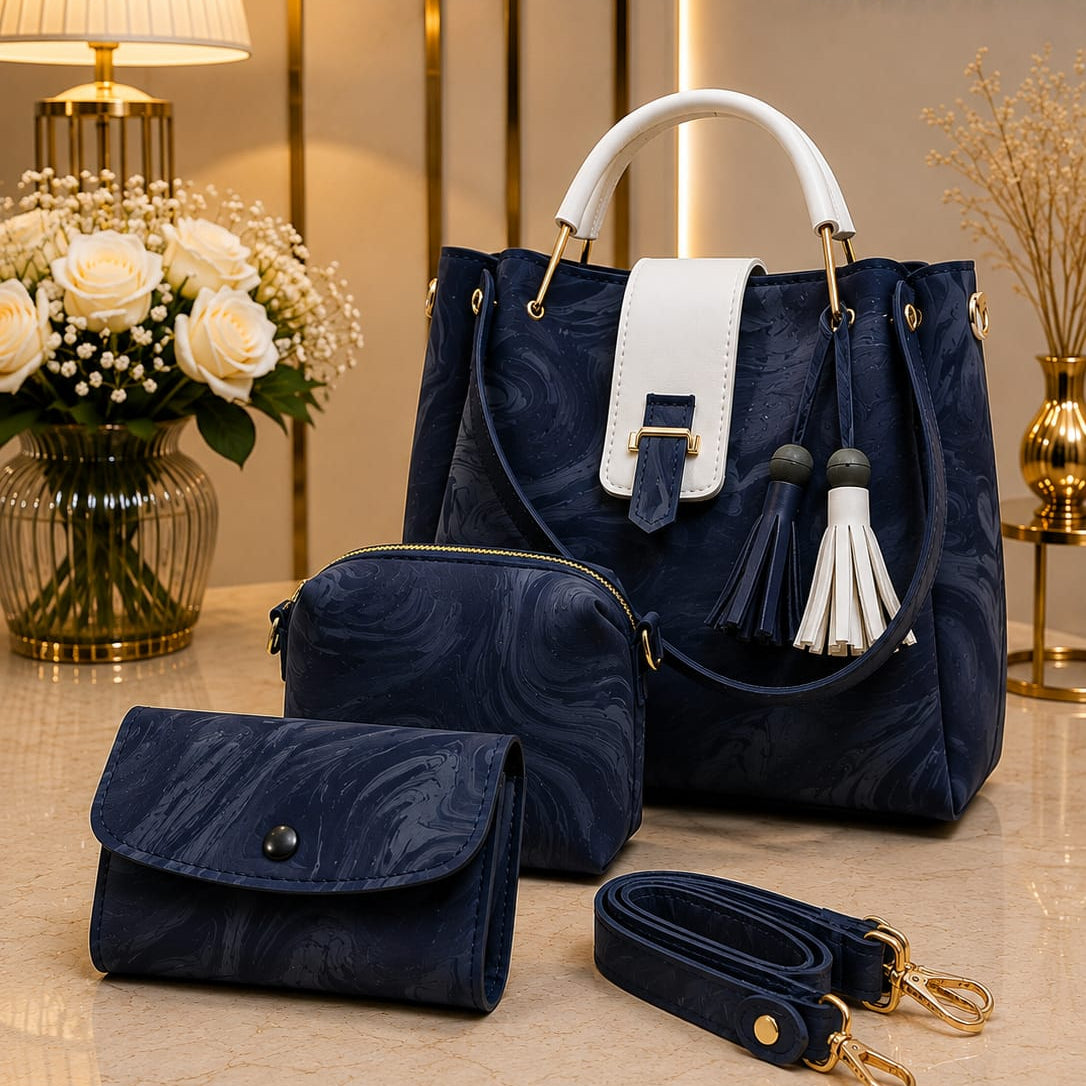 Stylish 3-Piece Handbag SeT for Women