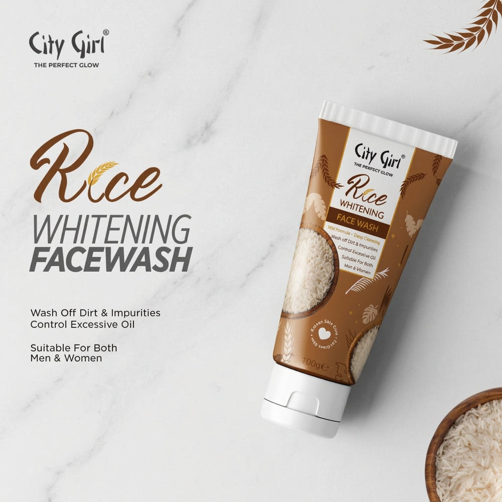 City Girl Rice Face wash - 100g