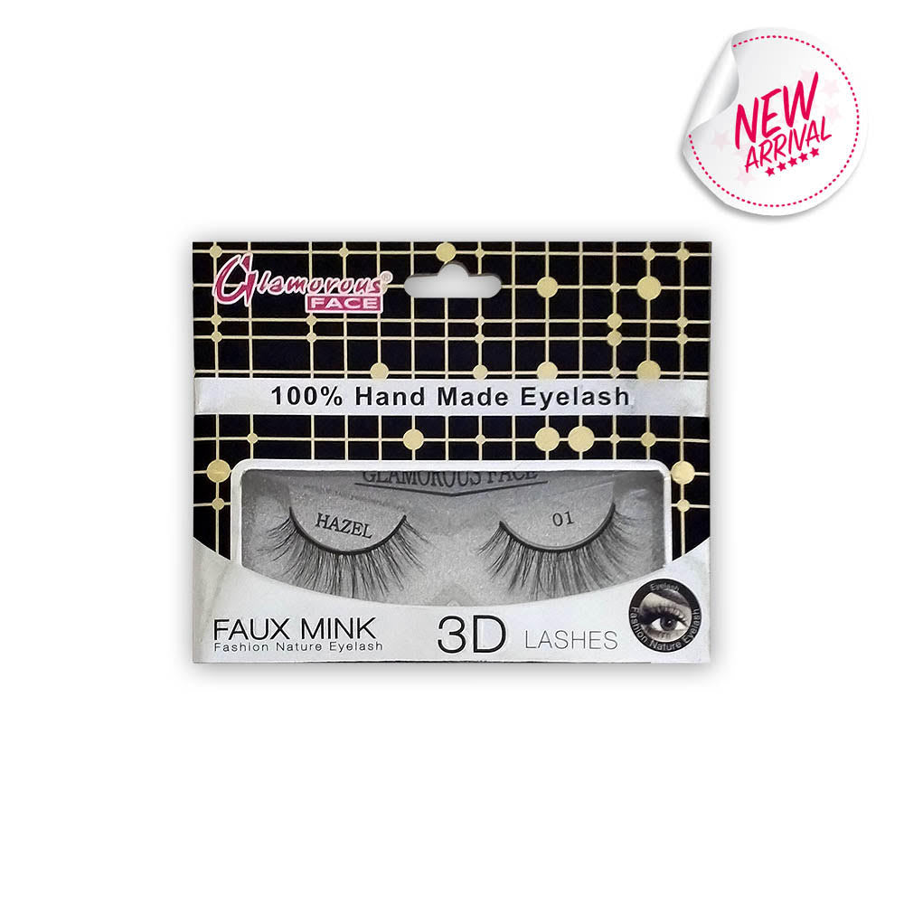 Glamorous Face Faux Mink 3D Eyelashes - 14 Styles