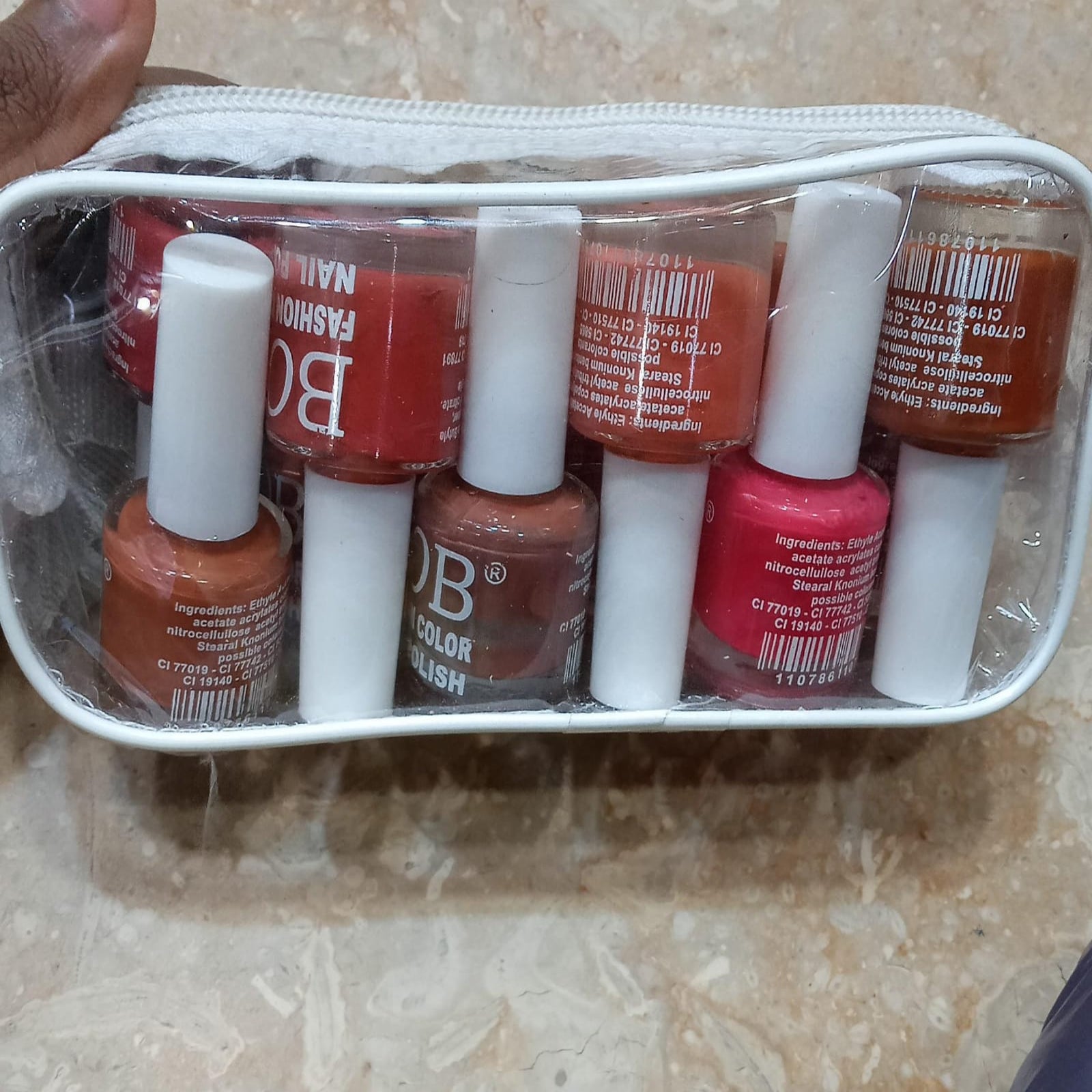 Bob Fashion Color Peel off - Pack of 12