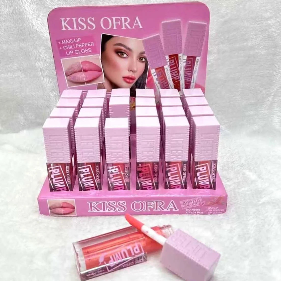 Kiss Ofra Lifter Plump Maxi-Lip Chili Pepper Lip Gloss