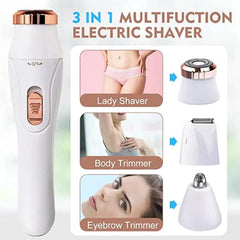 Blawless 3-in-1 Trimmer - eyebrow , body shaver , upper lip