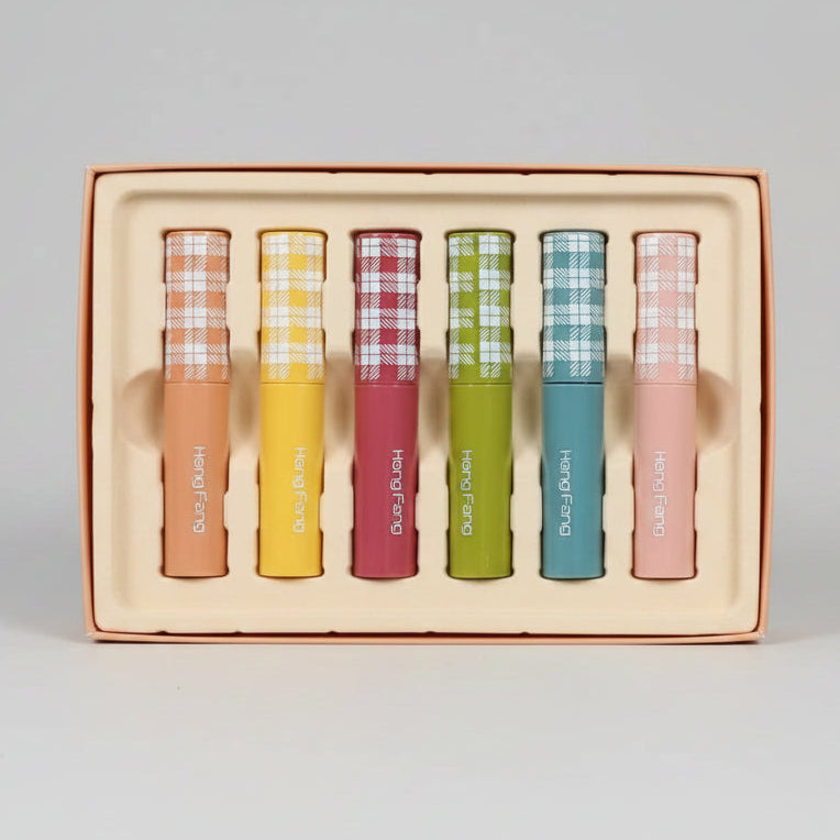 Heng Fang Vitality Girl Lip Gloss Set - 6Pcs