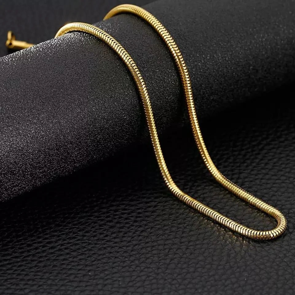 Gold Snake Chain Necklace - Each