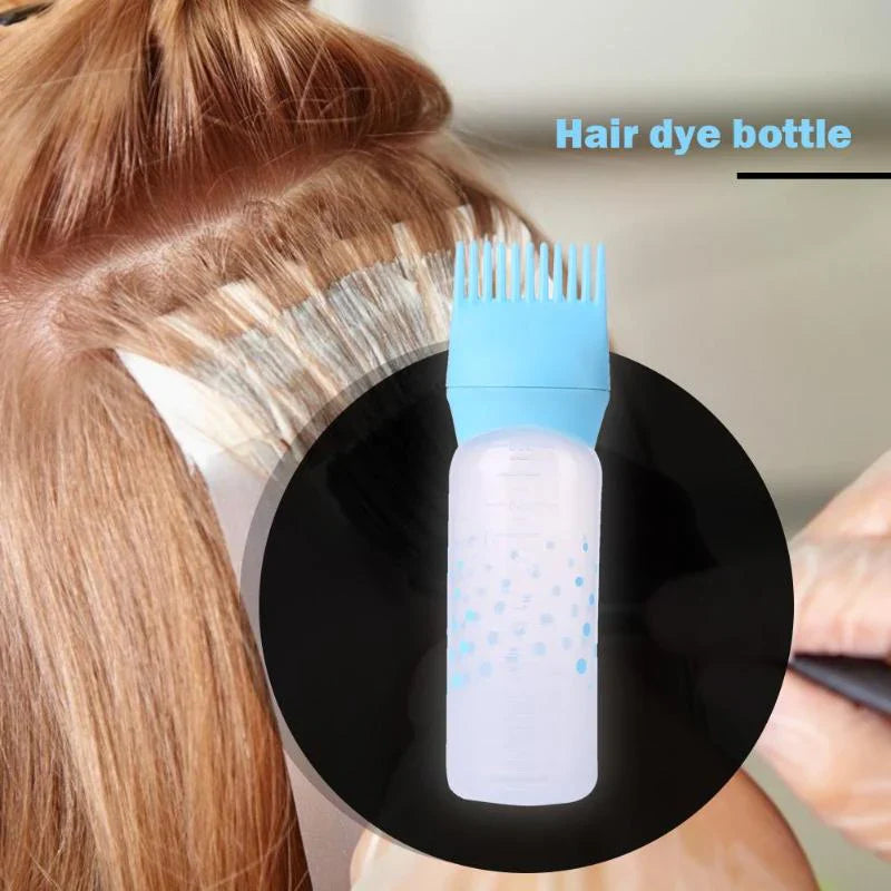 Empty Hair Dye Bottle -  Reusable With Applicator Brush Bottles - 120ml
