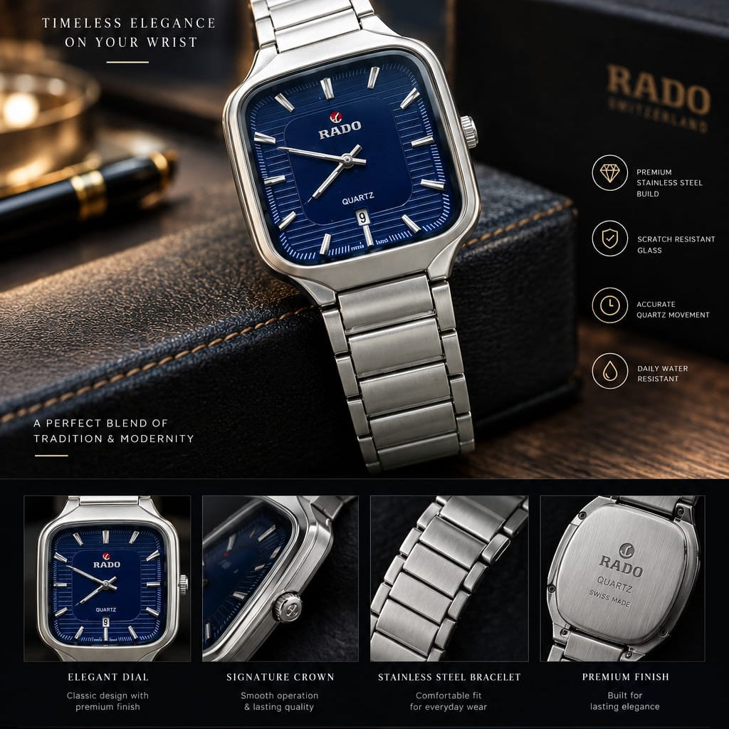 RADO  Luxury Plain Dail Watch