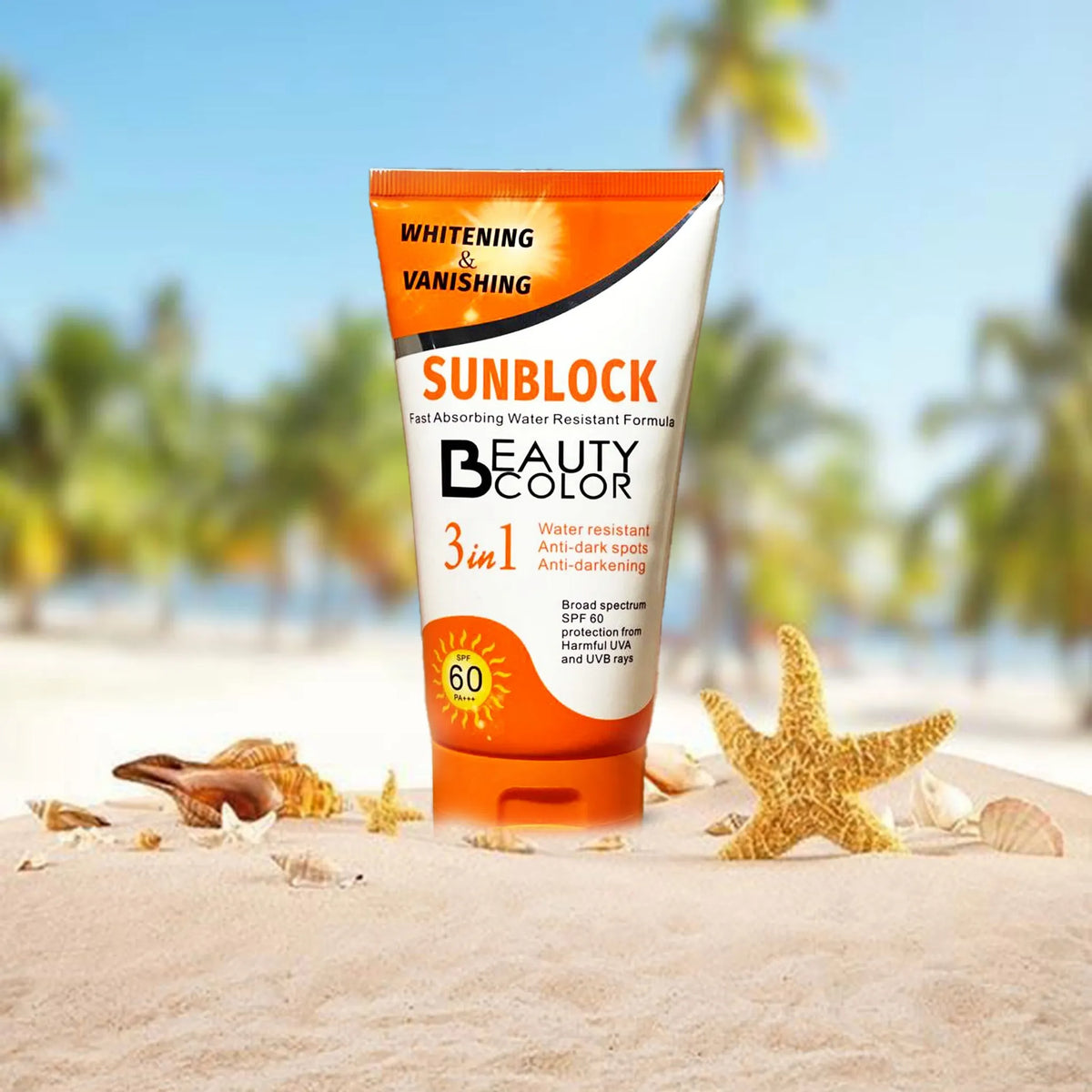 BEAUTY COLOR Sunblock with SPF 60