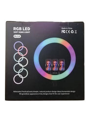RGB Ring Light 18 inch with 7ft Tripod Stand for Phone Camera - MJ18