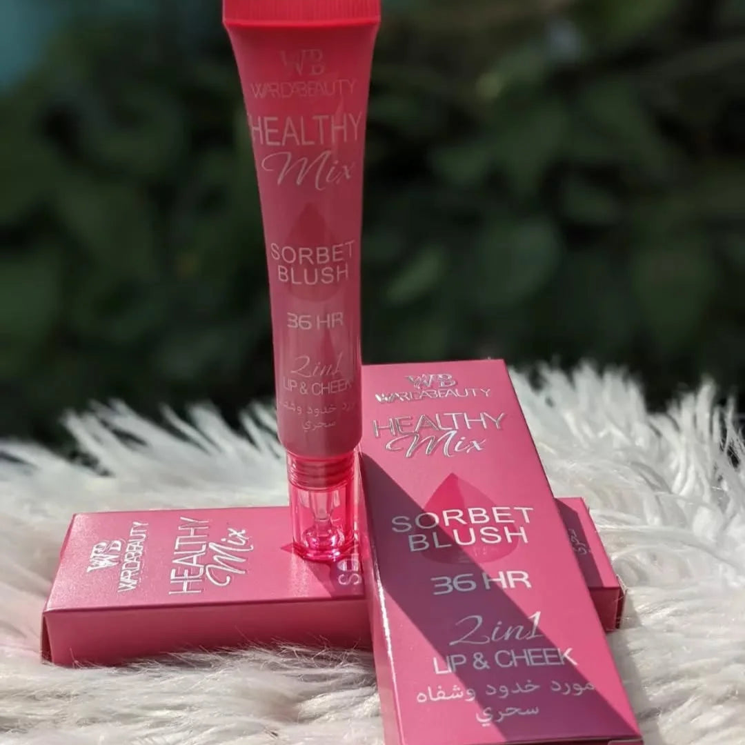 Warda Beauty 2 in 1 Sorbet Blush  For lip & Cheeks - 40ml
