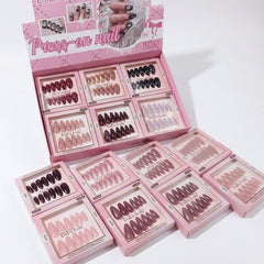 DoDo Lady Cat's Eye Press On Gel Nails - 12 Pcs