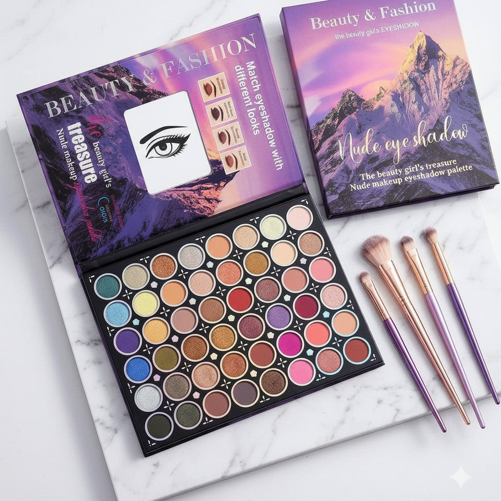 Beauty & Fashion Nude Eyeshadow Palette – 48 Colors