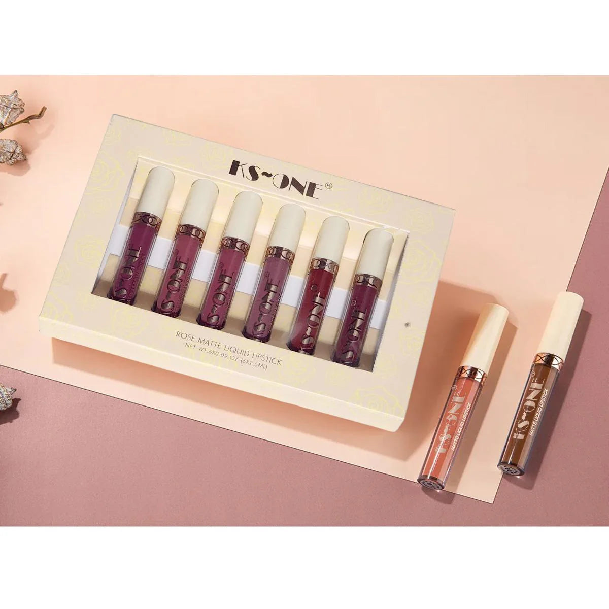 KS-One Liquid Matte Lipstick Set - Pack of 6