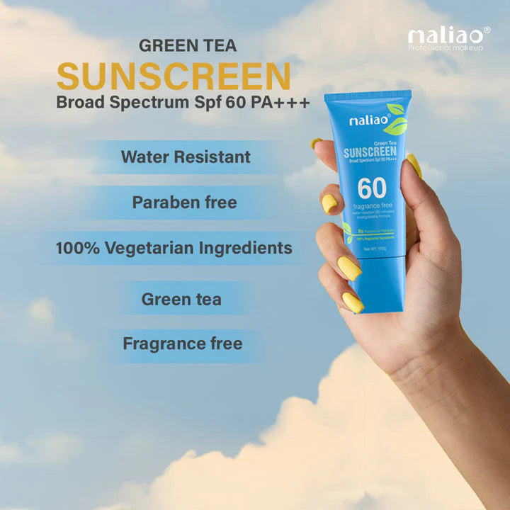 Maliao Fragrance Free Green Tea Sunscreen - 100g