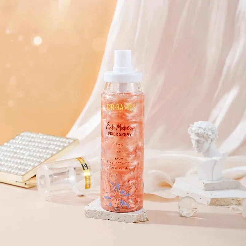 Dr.Rashel Lightweight & Moisturizing Pink Makeup Fixer Spray - 100ml