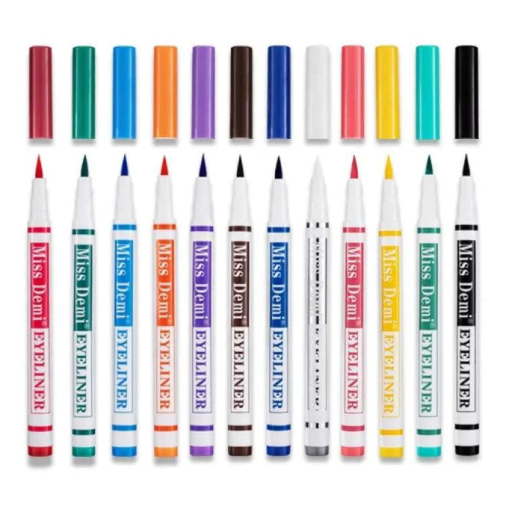 Miss Demi Colour Me Fine Waterproof Liners - Pack of 12