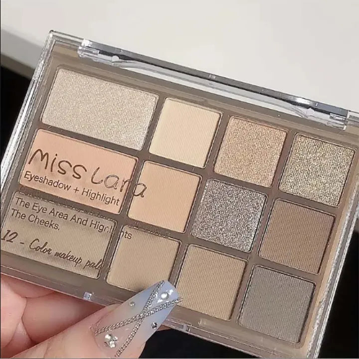 Miss Lara 12-Color Eyeshadow Palette
