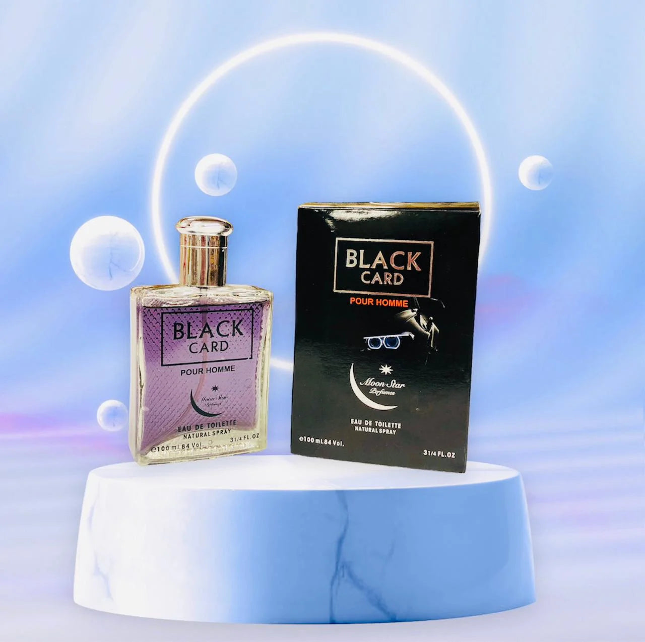 Black Card Pour Homme Moon Star Perfumes - 100ml