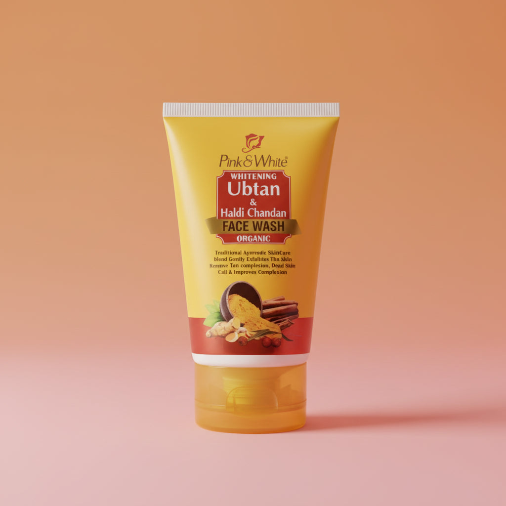 Pink & White Whitening Ubtan & Haldi Chandan Face Wash