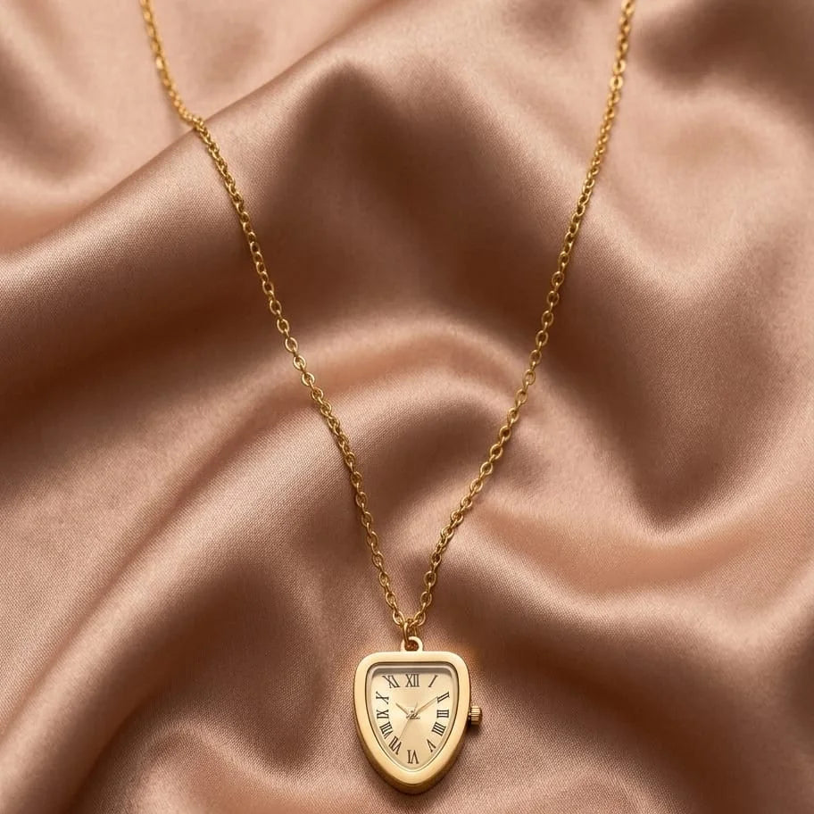 Vintage Style Watch Necklace