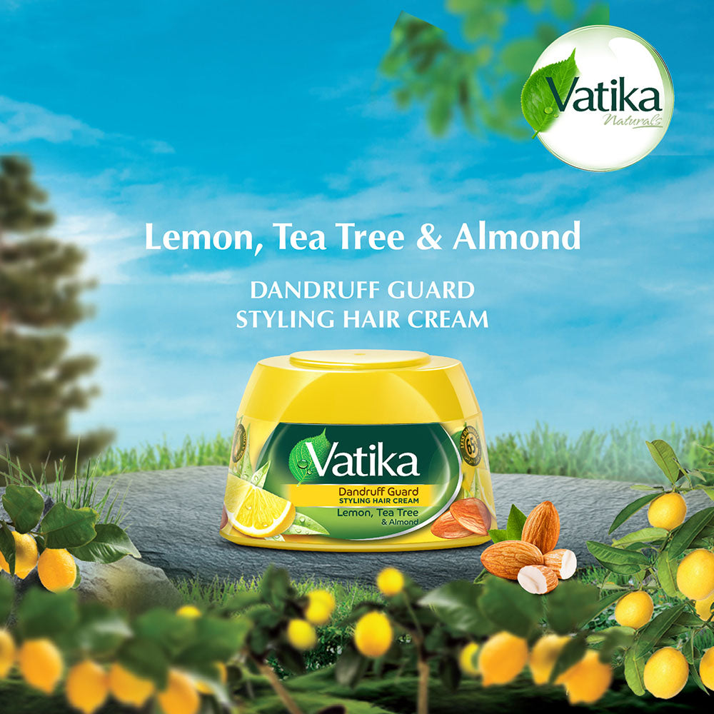 Vatika Naturals Anti-Dandruff Styling Hair Cream 140ml