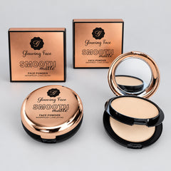 Glouwing Face Smooth Matte 2 in 1 Compact Face Powder